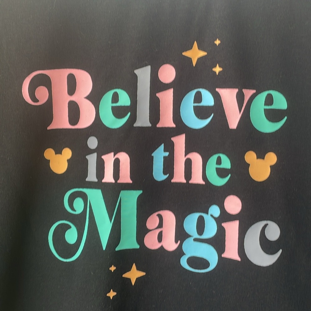 NWOT Disney-Inspired 'Believe in the Magic' Sweatshirt - Picture 3 of 10